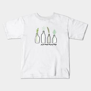 grow through what you go through Kids T-Shirt